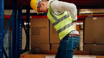 worker at the warehouse getting perosnal injury at the back subject for neural decompression treatment